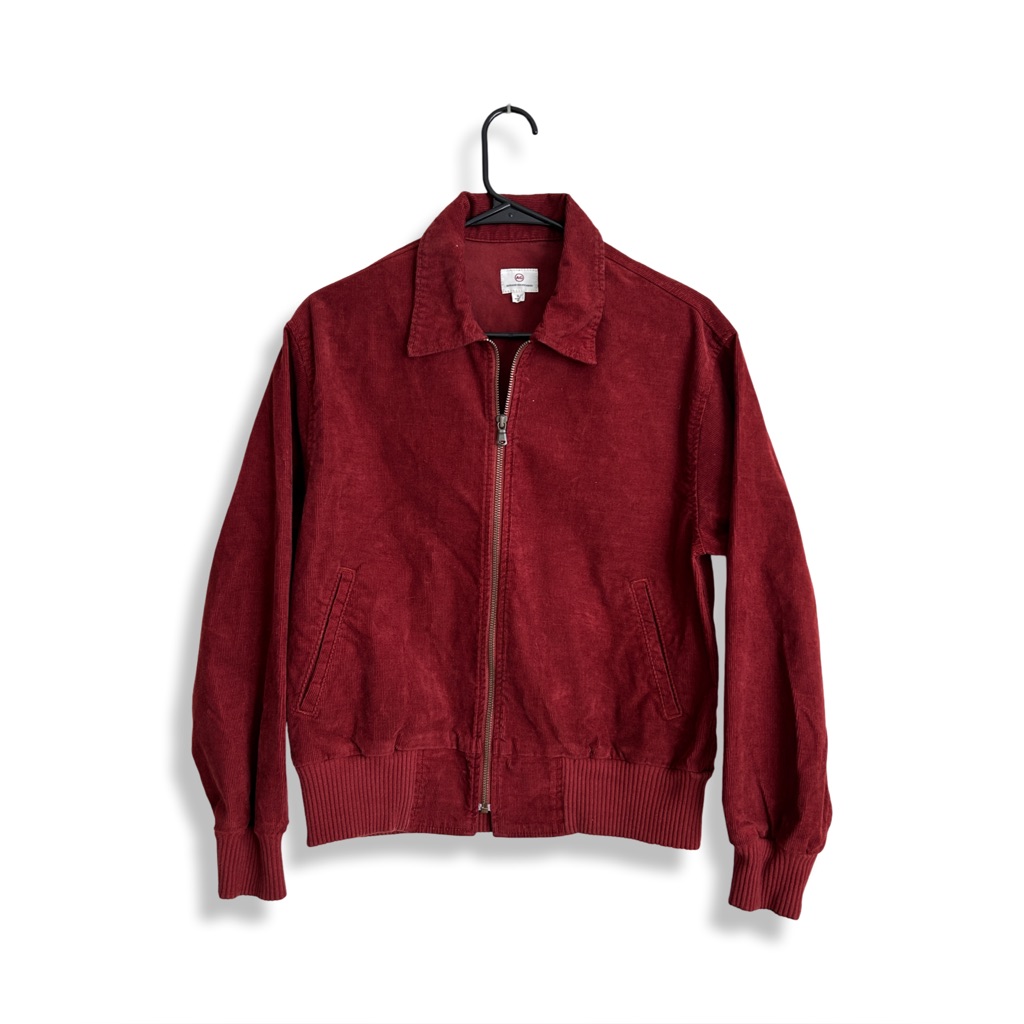 Ag Adriano Goldschmied Burgundy Bomber Jacket | New -Never Worn | Small